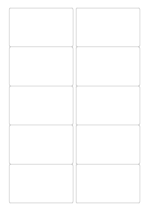 Product Labels Rectangle 90mm x 55mm