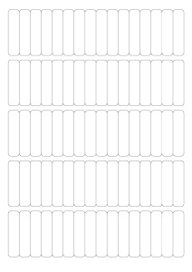 Product Labels Rectangle 12mm x 50mm