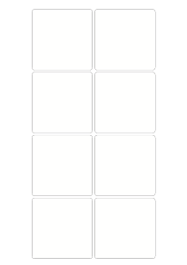 Square Product Labels 68mm x 68mm