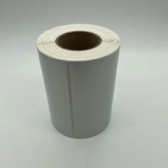 100mm x 50mm Matte Silver Polyester Mylar