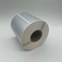 Matte Silver Polyester 100mm x 50mm